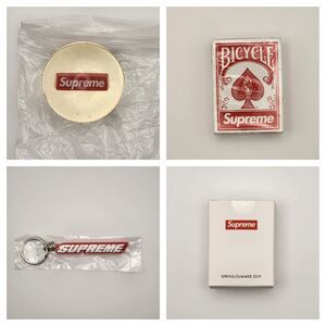 Supreme Lot of Hype Clear Bouncy Ball Mini Deck of Cards Shower Cap Key Chain